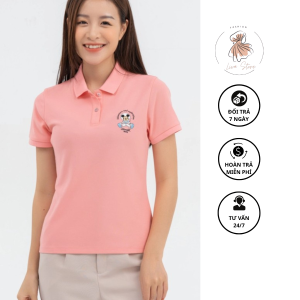 áo polo màu hồng