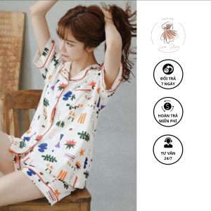Bộ_Pijama_Nữ_Cotton_In_Họa_Tiết _Đáng_Yêu