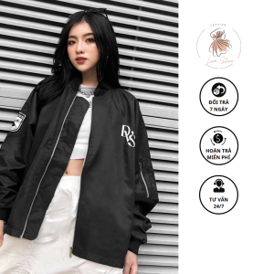 Áo khoác dù bomber nữ
