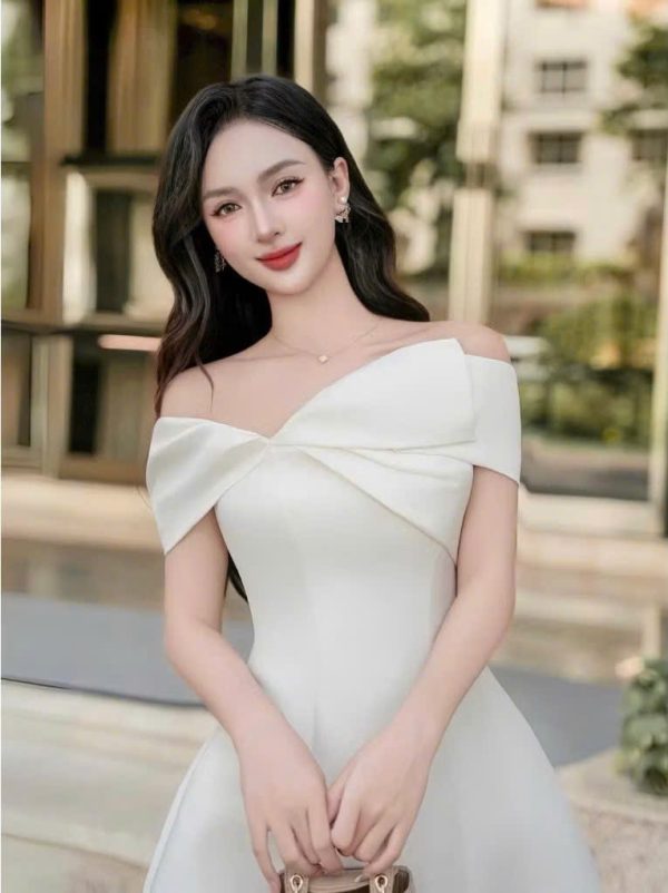 Váy đi tiệc trễ vai - Hình ảnh 4