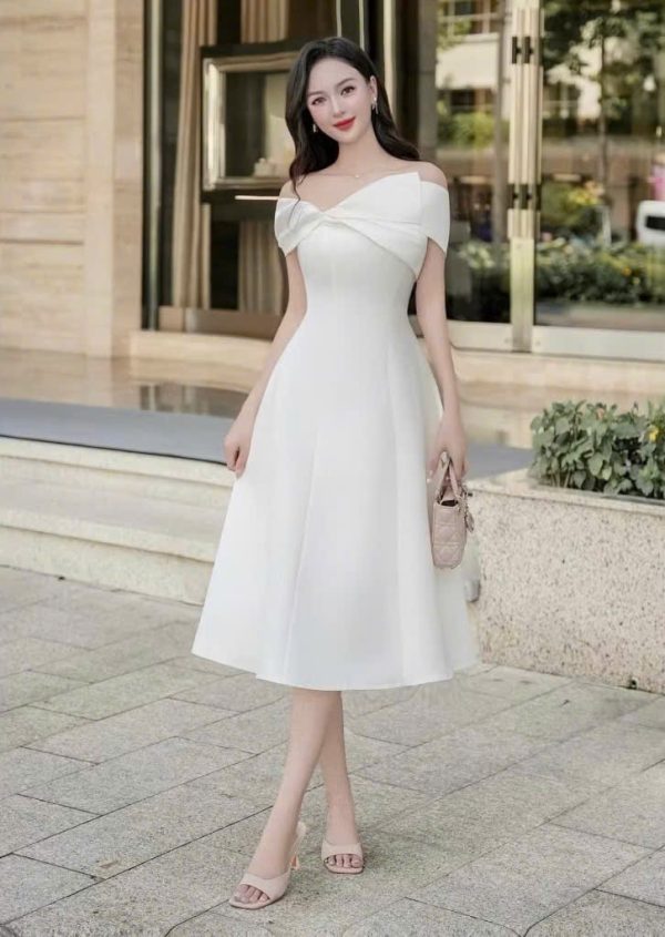 Váy đi tiệc trễ vai - Hình ảnh 2