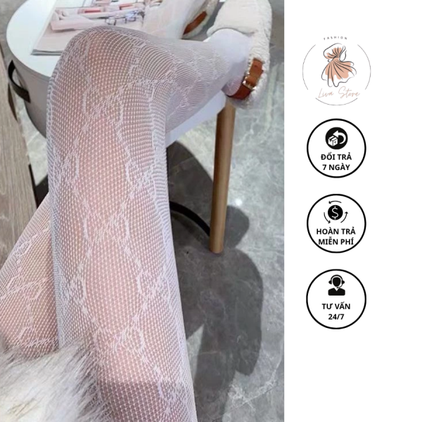 Quần Tất Lưới Phối Ren Phong Cách Lolita Nhật Bản - Hình ảnh 2