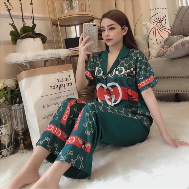 bộ đồ ngủ nữ gucci