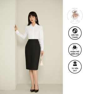 Các kiểu chân váy dài qua gối chân váy bút chì Các kiểu chân váy dài qua gối chân váy bút chì