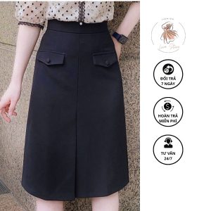 Các kiểu chân váy dài qua gối chân váy chữ A Các kiểu chân váy dài qua gối chân váy chữ A